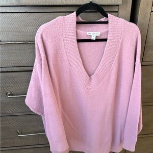 Lavender V-Neck Sweater by Know This